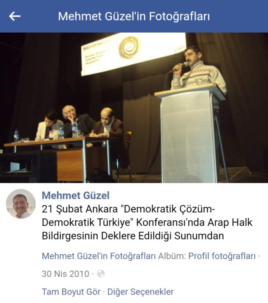 ARAP HALK BİLDİRGESİ DEKLARASYONU (Mehmet Güzel)